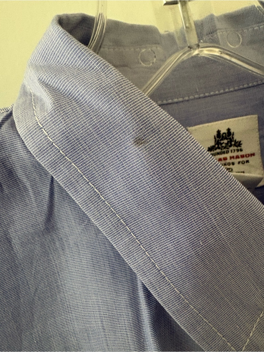 J.Crew Thomas Mason Tie-Waist Button-Up Shirt Blue Size 14 J8631 - Picture 7 of 12